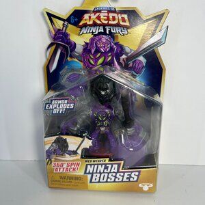 Legends of Akedo Ninja Bosses, Web Weaver, 3" Tall Battling Action Figure
